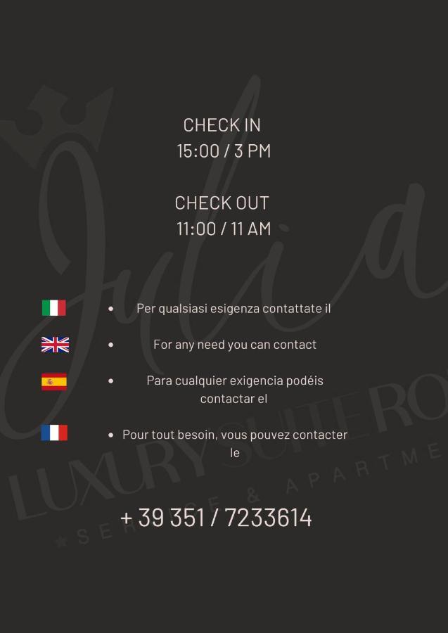 Julia Luxury Suite Rome Extérieur photo